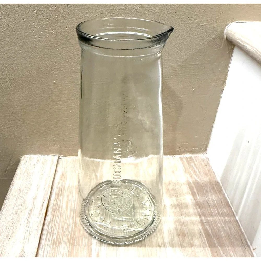 Signature Buchanan's Scotch Whisky Glass Mixing Serving Pitcher Made in Scotland